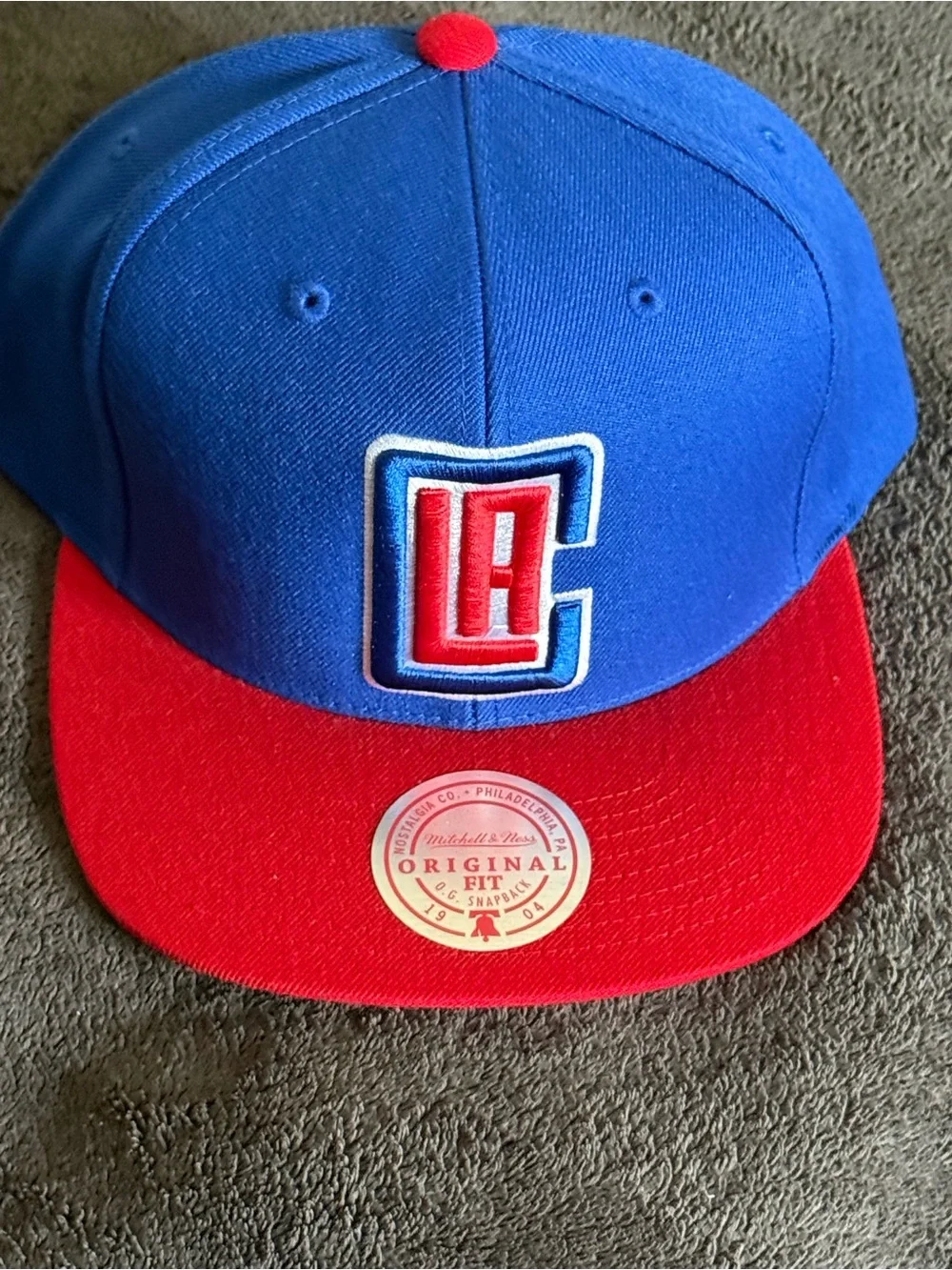 Mitchell & Ness Los Angeles Clippers Adjustable Snapback Hat